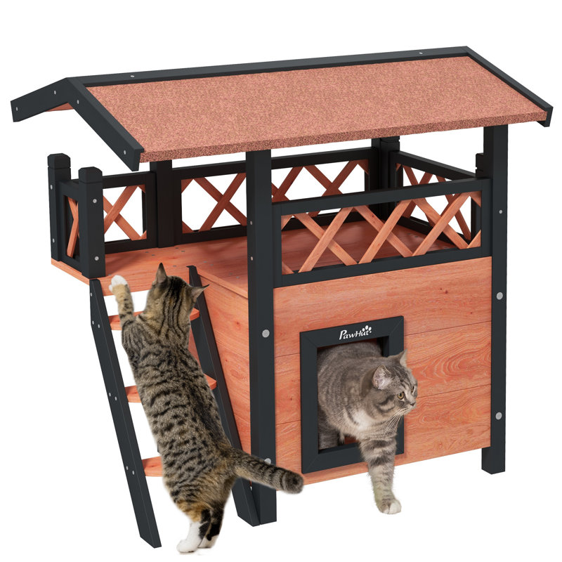 73cm H Cat Tree, Brown