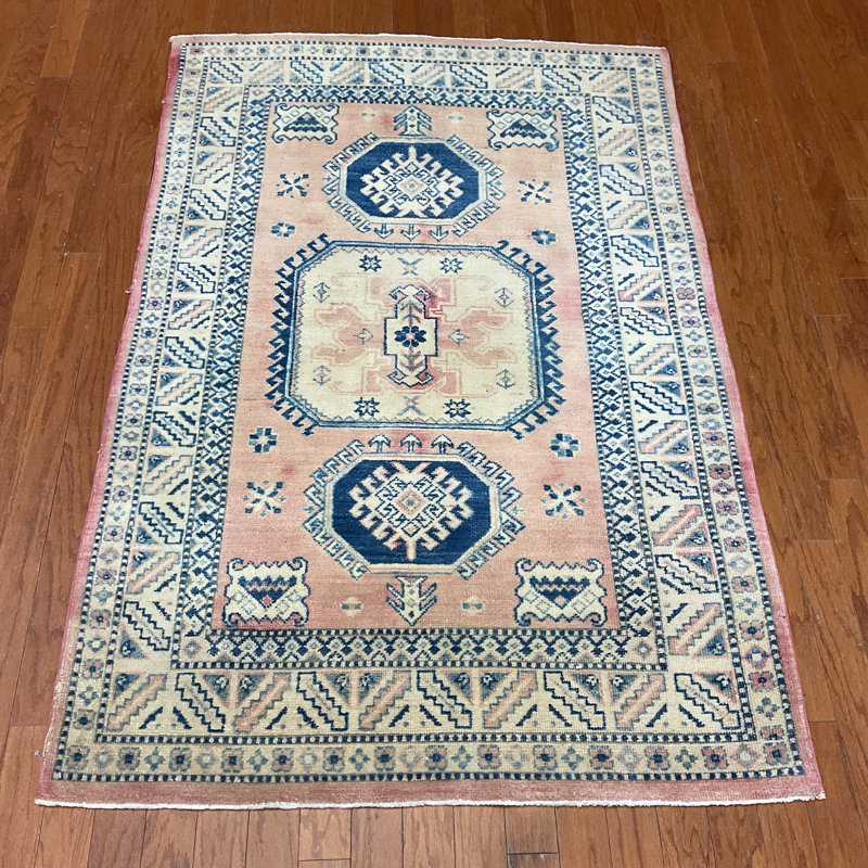  Tapis en laine fait à la main Kazak