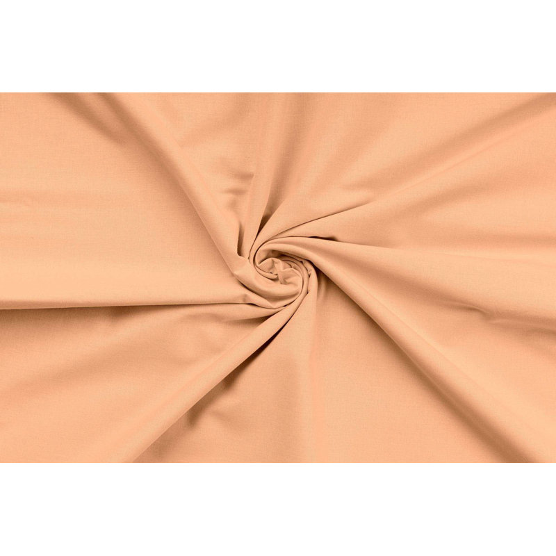 Premium Ranforce King Quilt Cover Set, Pale Orange | 100% Cotton, 260 x 87 in Duvet Cover, 2 Pillowcases 23.6 x 23.6 in | Envelope & Button Closure, 155 Thread Count | Soft & Durable, Machine Washable