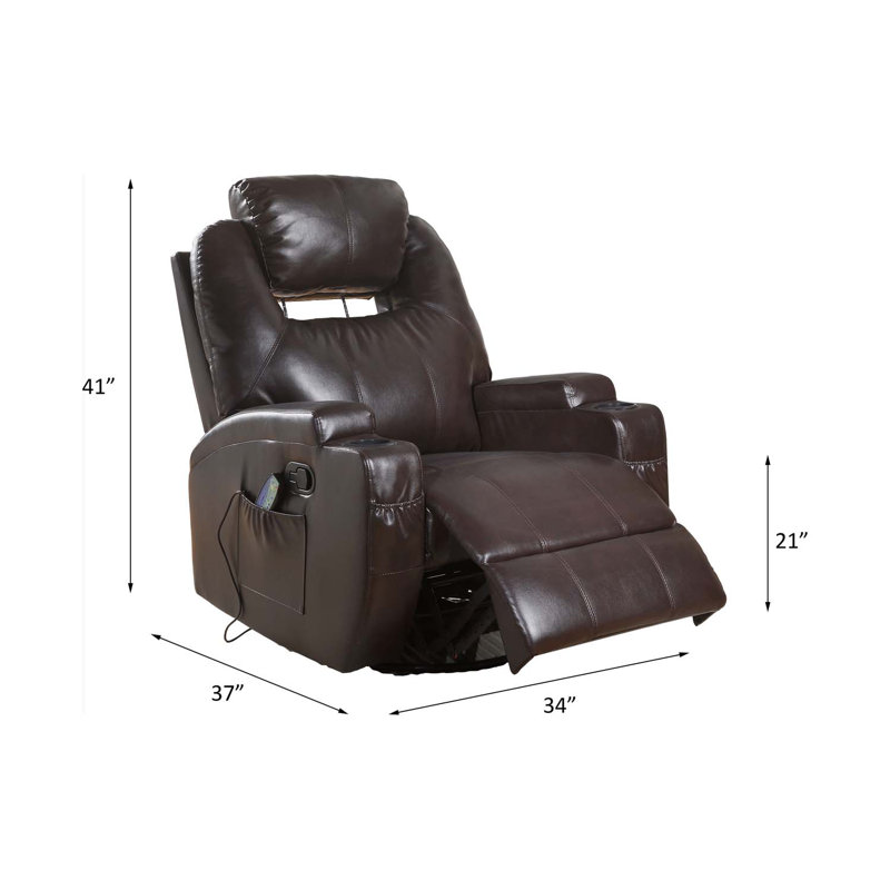 Fauteuil inclinable et berçant Waterlily Motion, Brun
