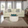 Upholstered Sofa With Storage Ottoman