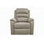 Fauteuil inclinable moderne en tissu de jute de couleur brun clair