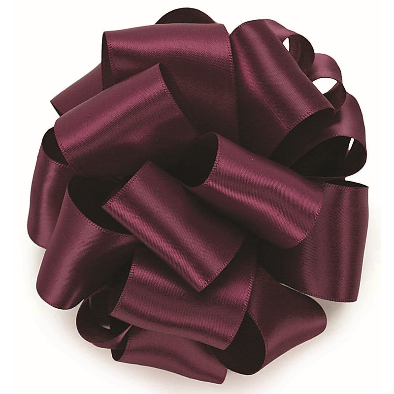 Ruban double face, Mauve vin