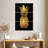 Yarlin Gold Pineapple On Black I-108629786