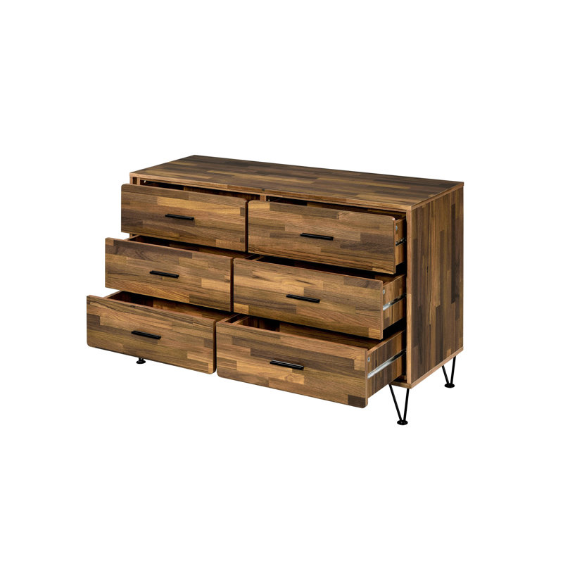 Commode 6 tiroirs Noyer