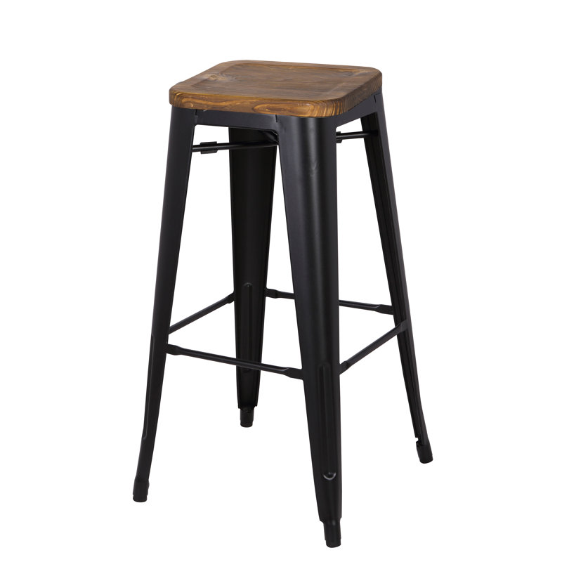 Pine Solid Wood Counter Stool