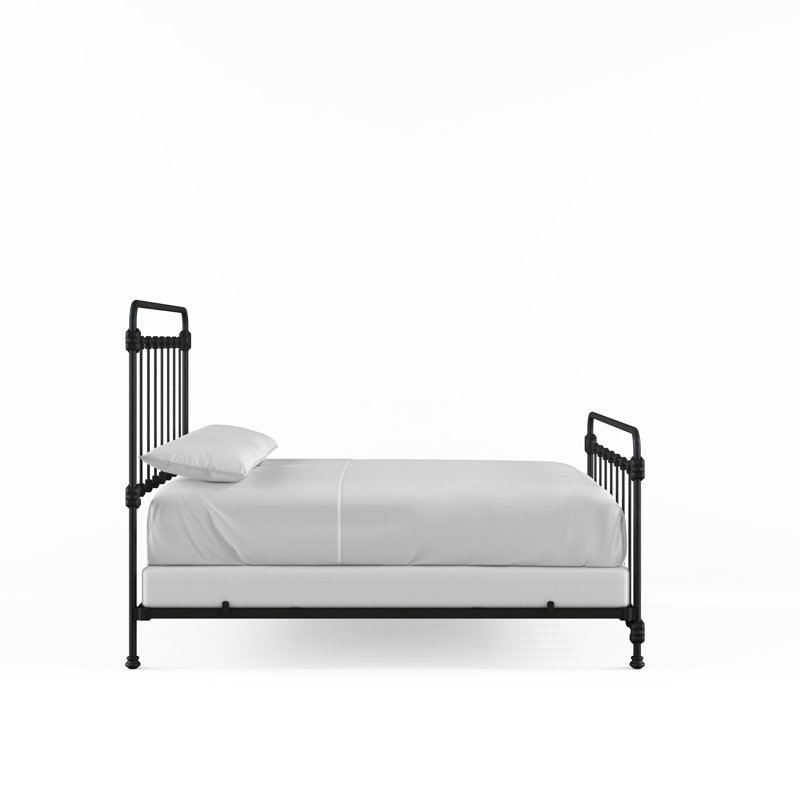 160 Picket Fence Bed | Complete Standard, Gunmetal, Queen