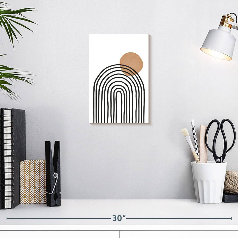 Arches Avery Boho Mid-Century, H 12 po x l 8 po