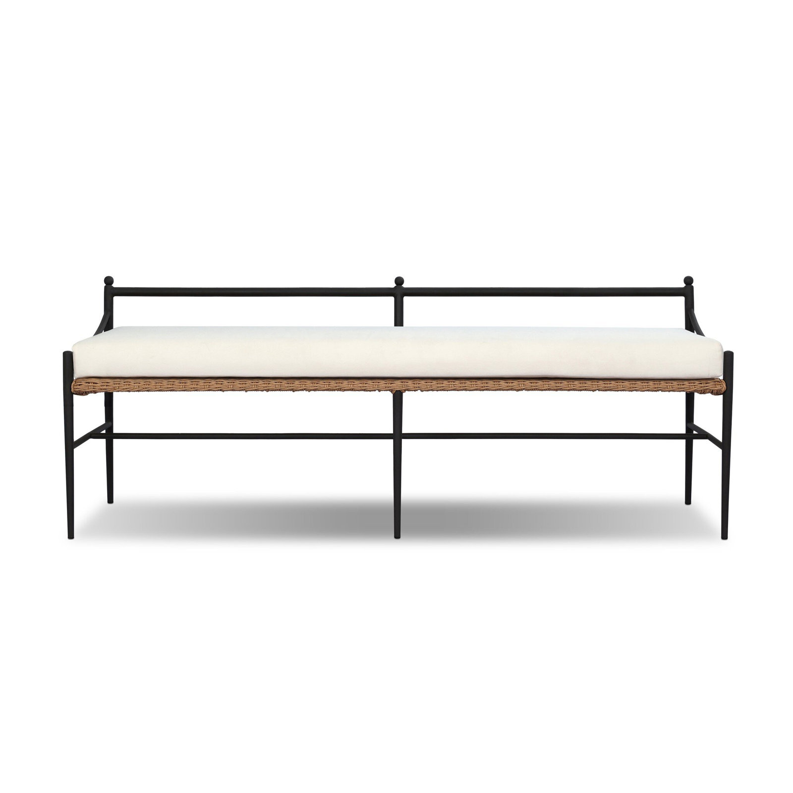 Mae 65'' Steel Outdoor Bench