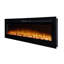 Orlando Adam Black Electric Fireplace Insert-112545246