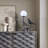 Tikva 1 Light Table Lamp With Matte Black Finish And White Shade