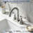 4" Centerset Double Handle Bathroom Vanity Sink Faucet with Pop-Up Drain and Supply Lines-110563461