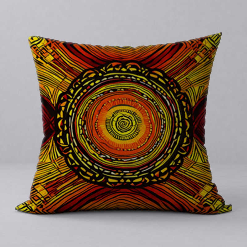  Polyester Throw Square Pillow Cover & Insert