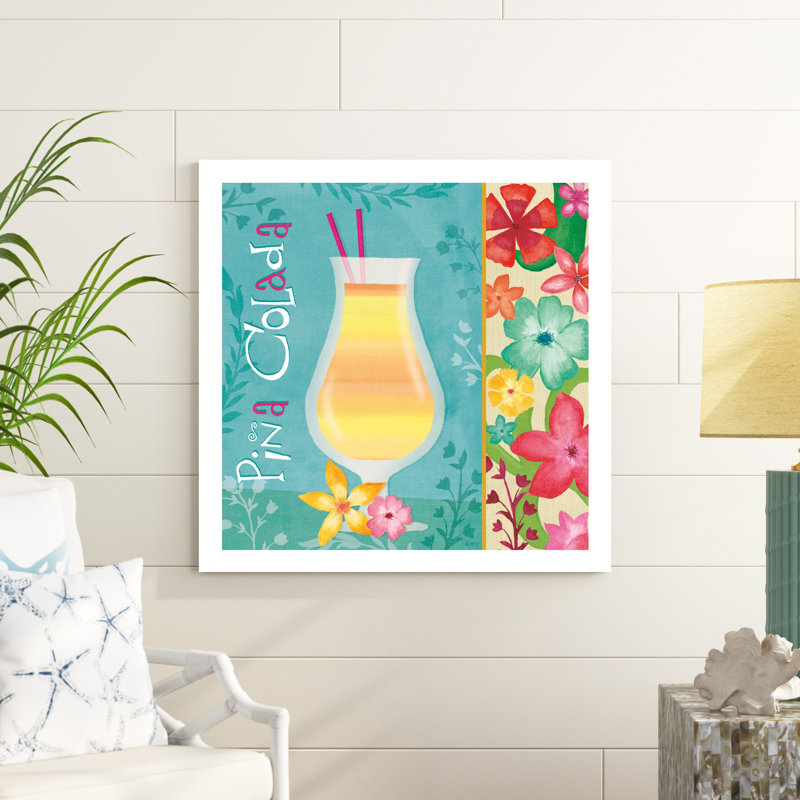 " Aloha II " by Veronique Charron Painting Print, 36" H x 36" W 