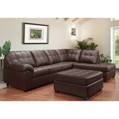 Yarber Upholstered L-Shaped Sectional Right Hand Facing