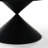 Ebony 59" Round Dining Table, Base, Solid Wood + , Natural Surface Feature
