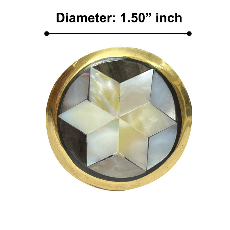 Poignées en étoile de 1,5 po de diamètre