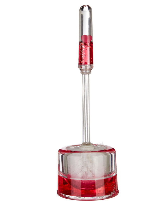 Alderete Acrylic Free-Standing Toilet Brush Holder