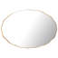 Bouganville Solid Wood Oval Wall Mirror