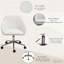 Chaise de bureau en similicuir, conception pivotante réglable pour le bureau personnel, look moderne élégant et sièges confortables