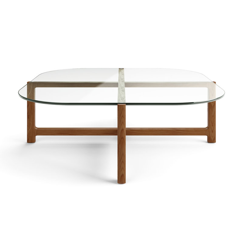 Quarry Coffee Table, Vintage Smoke Performance, Walnut