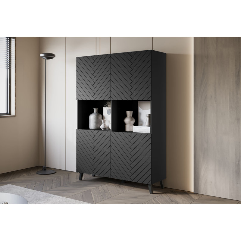 120cm Sideboard, Black