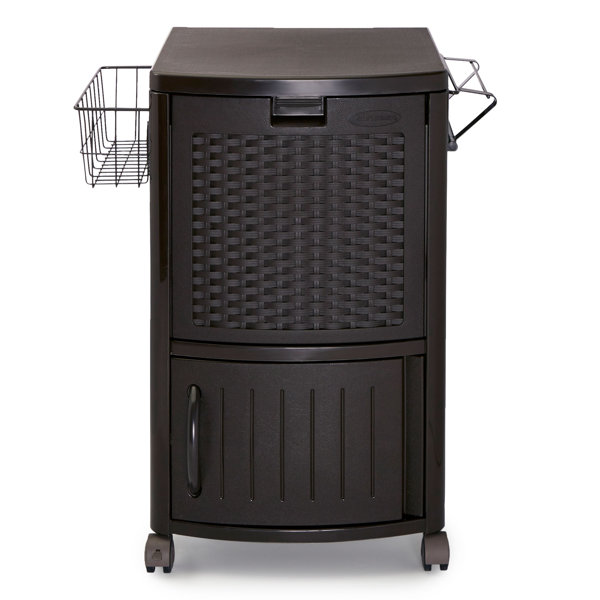Suncast Injection Molded Trash Can, 32 gal