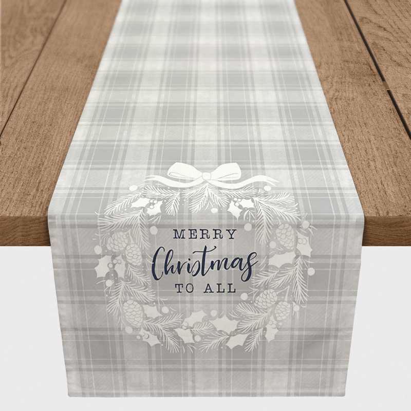 Devala Gingham Christmas Table Runner