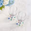 Jewel White Vegan Leather Round Coasters-29078209