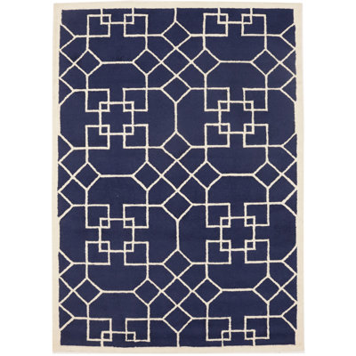 Tapis oriental mauve / beige moderne 5 x 8
