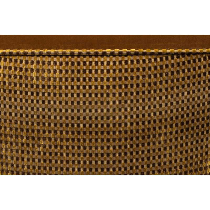 Chaise d'appoint Madison Scallop, Mélange de polyester jaune