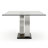 Natalia Glass Top Single Coffee Table