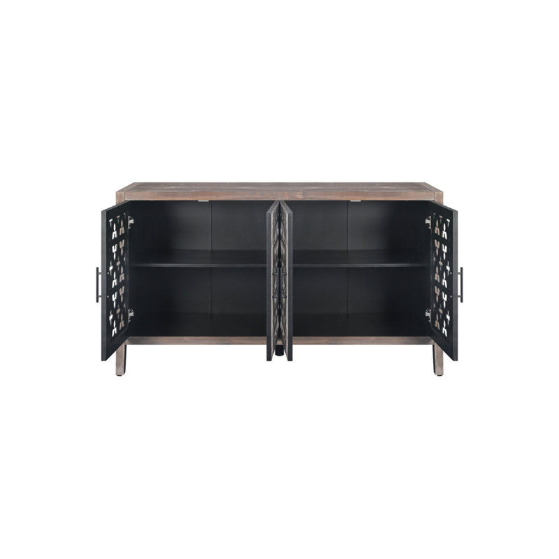 Armoire antique Hollow, Brun antique