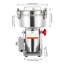Moulin à grain électrique en acier inoxydable 4500W avec fonction de minuterie