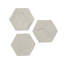 Hexagon Wall Tiles, Roman Stone