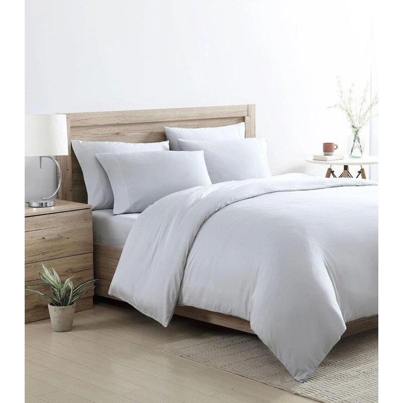 Natural Premium Bamboo Machine Woven - Set of 2, Cal King Pillowcase Set with 2 King Pillowcases, Moon