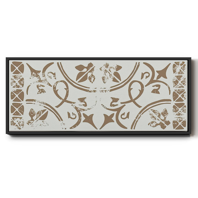 Collection de carreaux de céramique - Toile encadrée, H 12 po x l 30 po