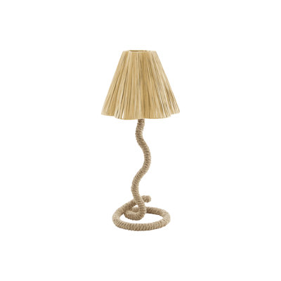 Lighting, 22"h, Table Lamp, Natural Rope, Natural Paper Shade, Classic Boho