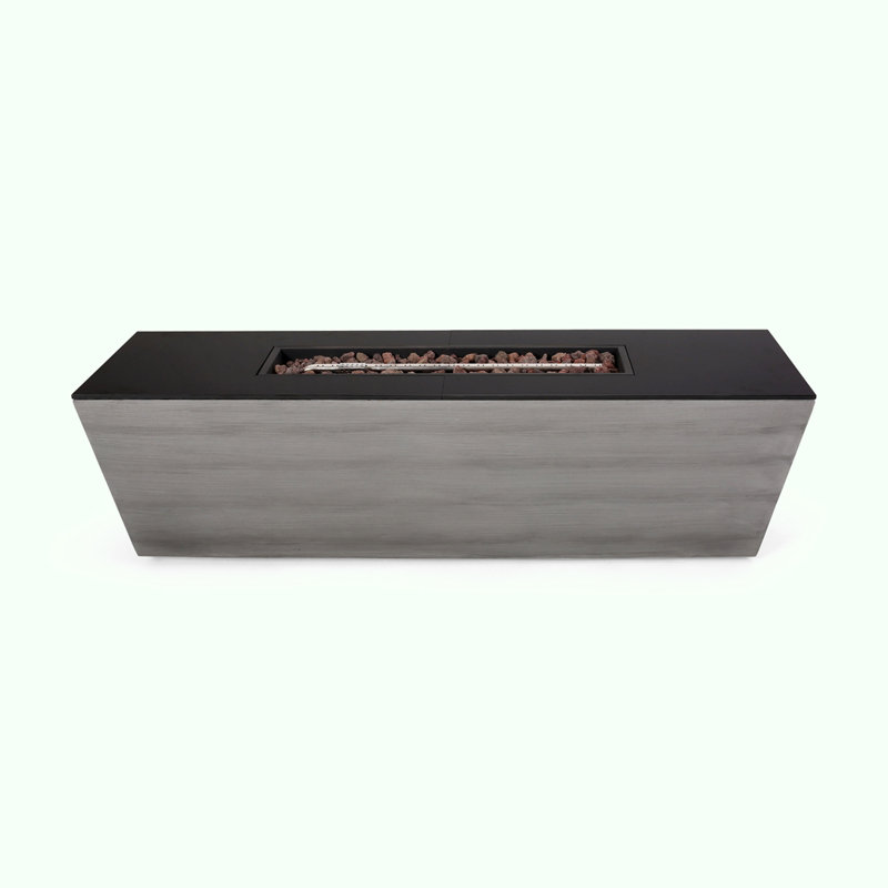 56" RECTANGLE MGO FIRE PIT
