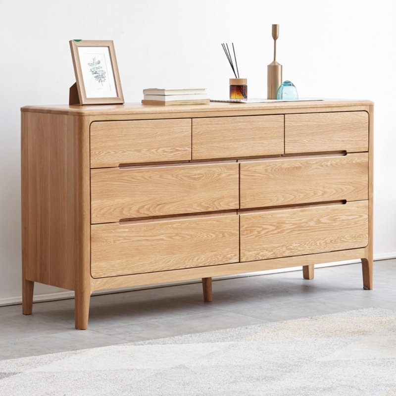 Commode d'appoint en bois massif Simple Style