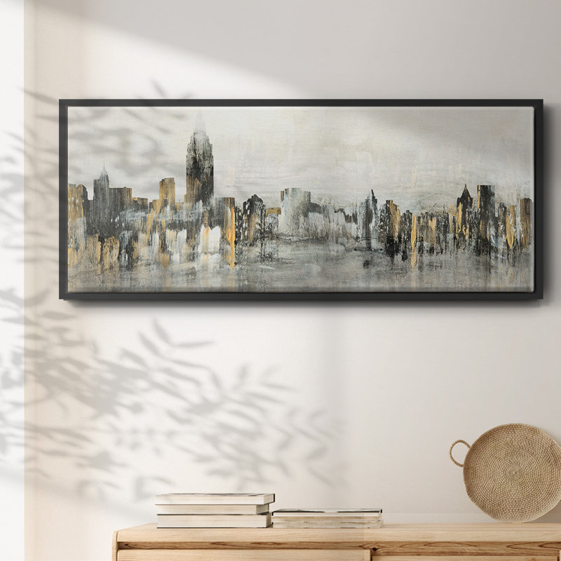 Bright City Lights - Toile encadrée, H 8 po x l 20 po