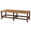 Banc en bois massif Dannilynn