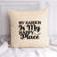 Citation amusante «Garden Lover» 764 - Coussin décoratif inclus-180136307