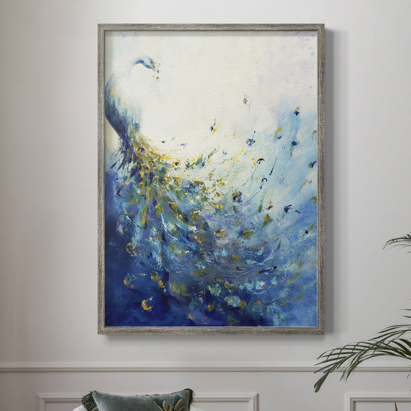 Plumage Framed Print - Solid Wood, 15" H x 12" W