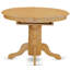 Ensemble de table de cuisine moderne 5 pièces comprenant une table ovale en bois avec feuille papillon et 4 chaises parsons en simili cuir vert automne, chêne-421326286-471855476-471855479