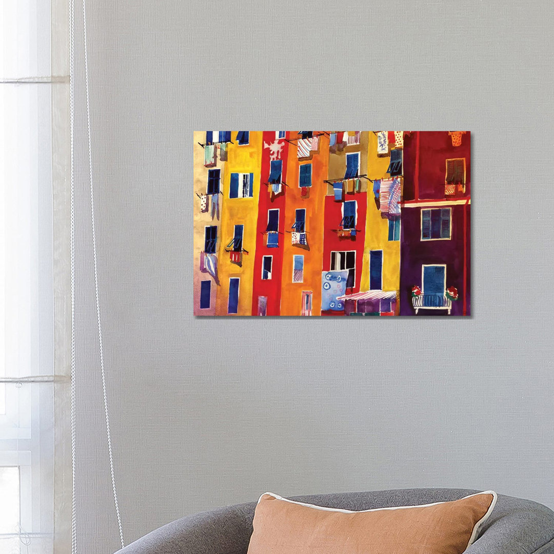 Portovenere by Maja Wronska - Wrapped Canvas Painting