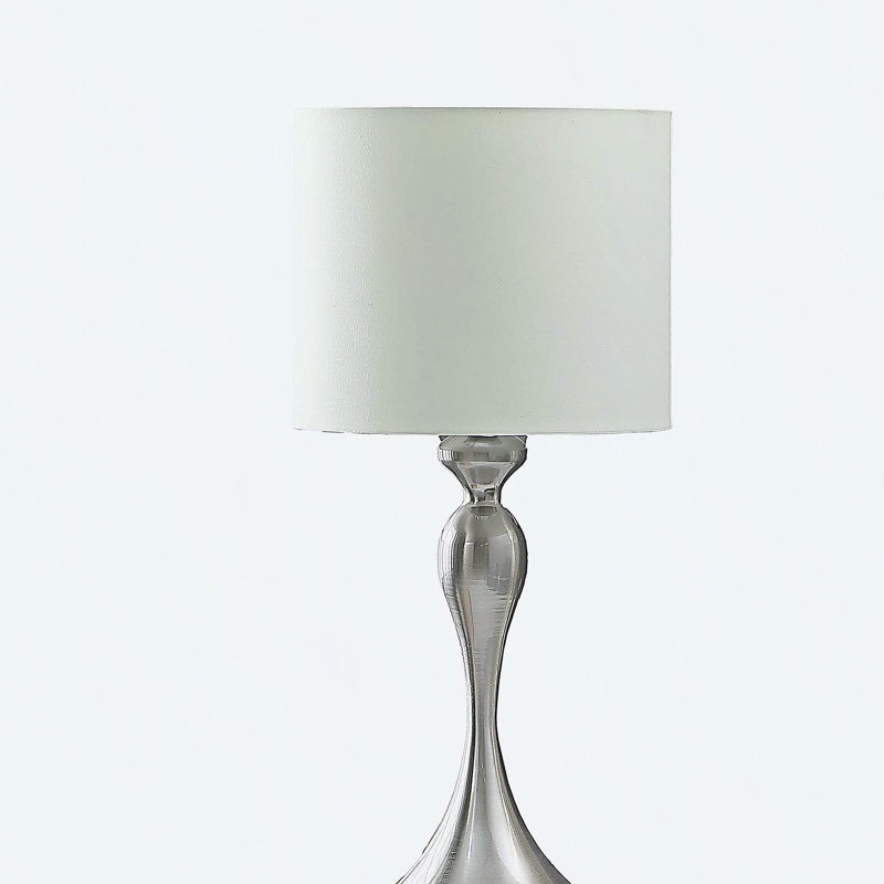 Lampe de table 24 po, Argent brossé 