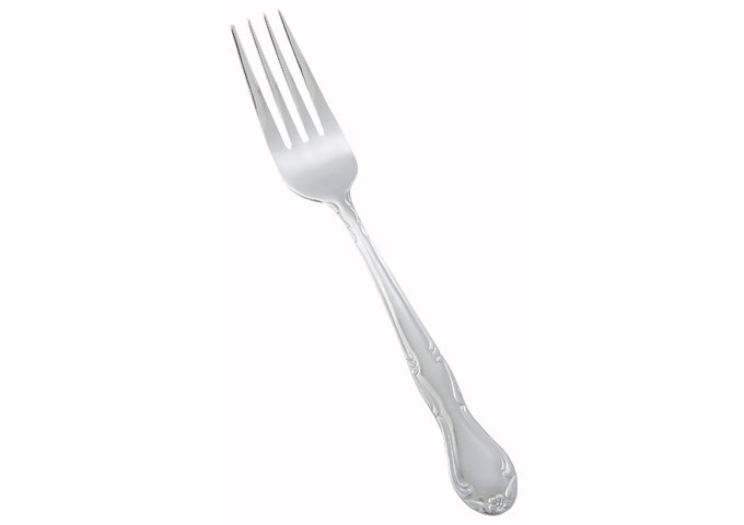 Fourchette à dîner en acier inoxydable Elegance, poids lourd, 8,5 po (paquet de 12)