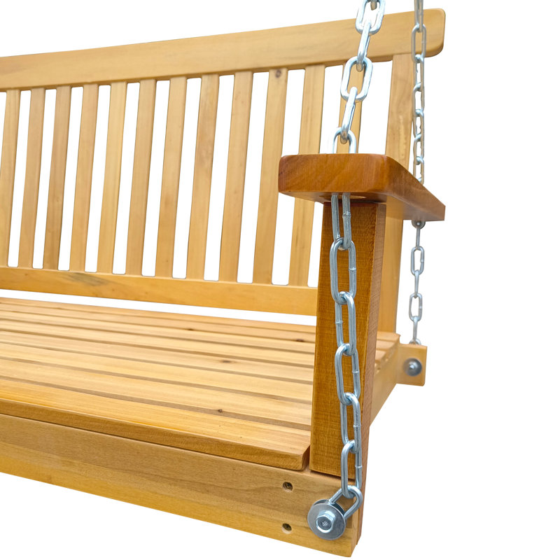Banc de balançoire d'extérieur avec suspension sécurisée. , Pour patio, jardin, porche, cour,. Facile à installer, porche en bois massif avec limite de poids de 800 lb. Plaisir. Convient au jardin, à l'assemblage, à la charge maximale