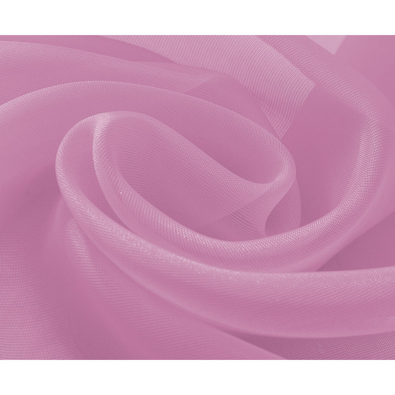 Teshena Sheer Curtain Pair, Pink